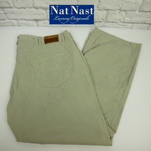 Nat Nast Rebel Fit Flat Front Pants Sz 42